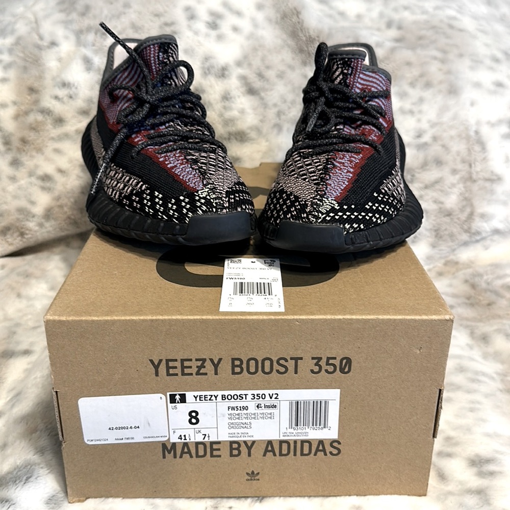 ✨ADIDAS YEEZY BOOST 350 V2 "YECHEI" MENS SZ 8 SNEAKERS! EXCELLENT CONDITION✨